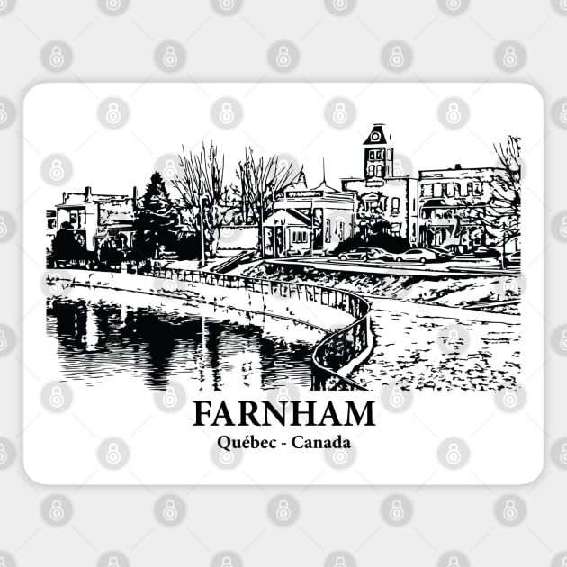 Farnham - Québec Magnet by Lakeric